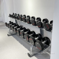 Accesorios de fitness de equipos de gimnasio 10 pares de estante de mancuernas